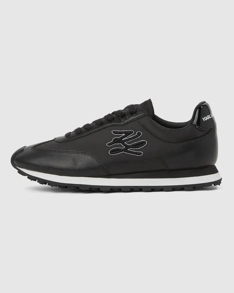 Karl Lagerfeld Sonar Autograph Sneakers, Damen, Schwarz, Größe Schwarz