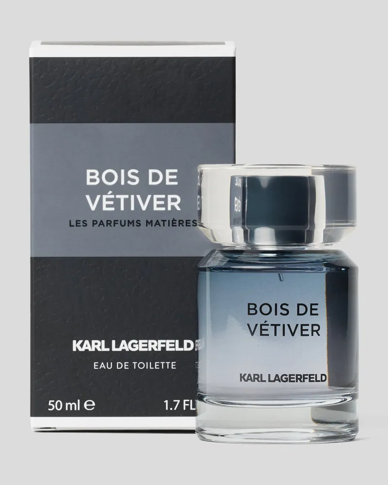 Karl Lagerfeld Bois De Vetiver (vetiverholz), Les Parfums Matières, 50 Ml, Herren, Schwarz, Größe Schwarz