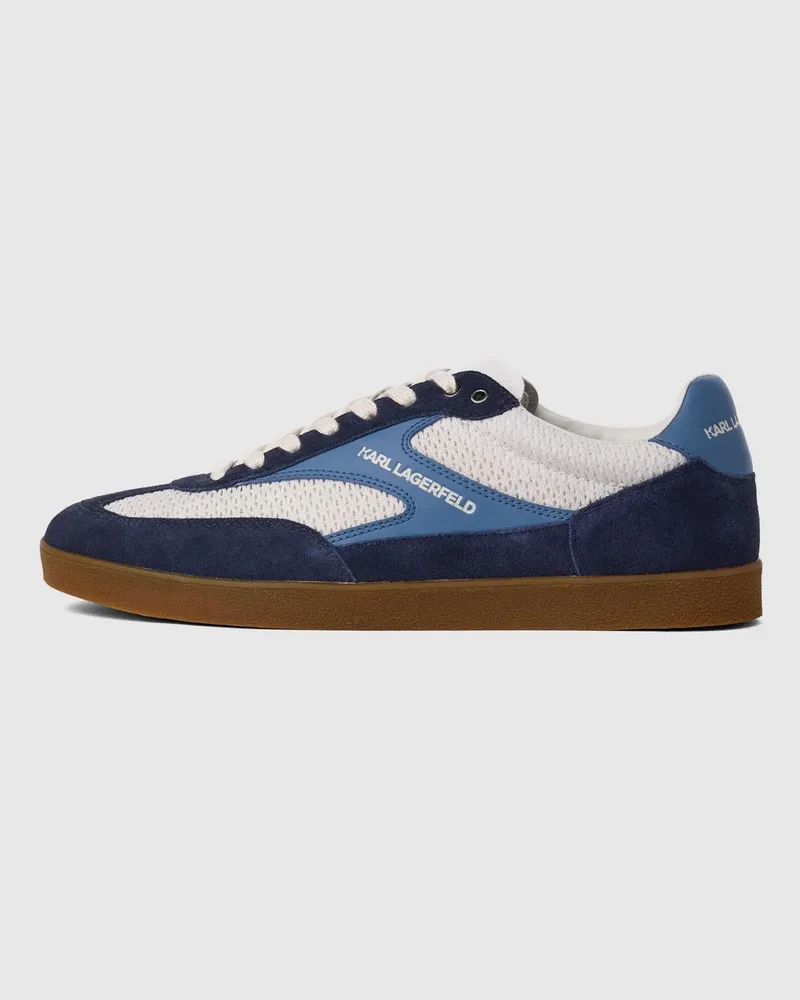 Karl Lagerfeld Kandidate Sneakers Mit Mesh, Herren, Marineblau, Größe Marineblau