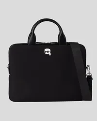 Karl Lagerfeld K/ikonik laptop-tasche, Mann, Schwarz Schwarz