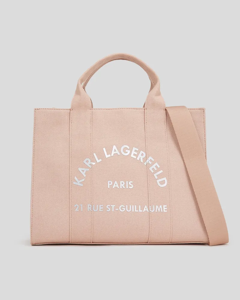 Karl Lagerfeld Rue st-guillaume Kleine Quadratische Tote-bag, Frau, Altrosa Altrosa