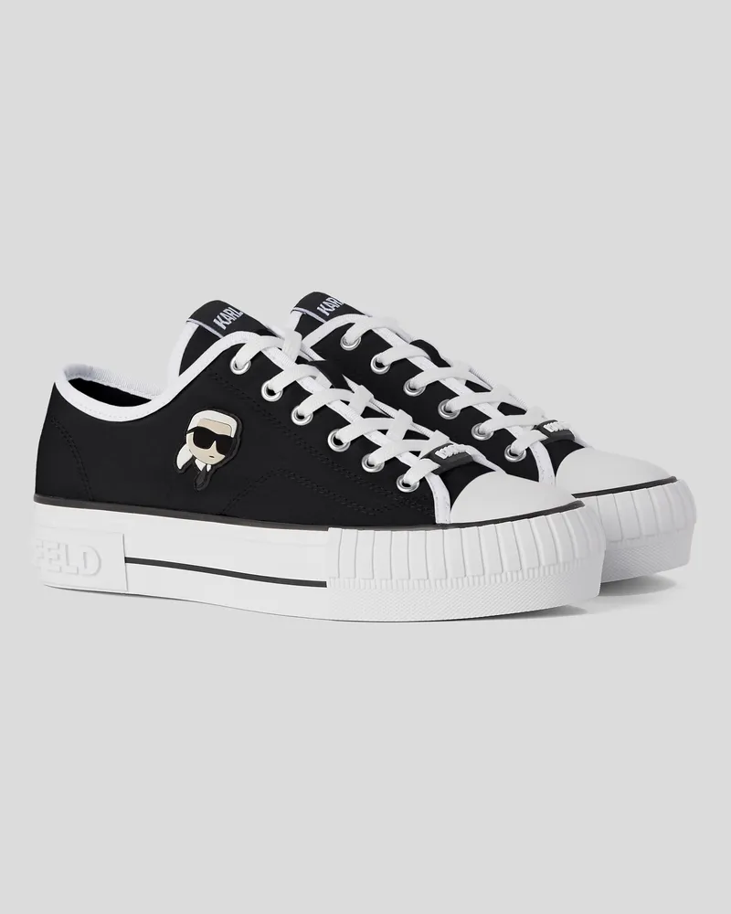 Karl Lagerfeld Ikon Kampus max-sneaker, Frau, Schwarz, Größe Schwarz