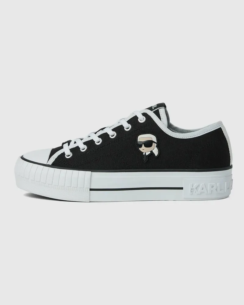 Karl Lagerfeld Ikon Kampus Max-sneaker, Damen, Schwarz, Größe Schwarz