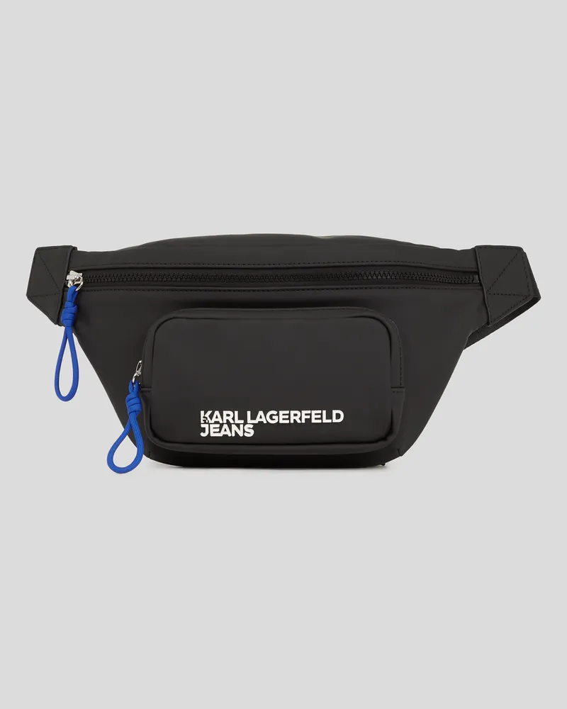 Karl Lagerfeld Beschichtete Gürteltasche, Mann, Schwarz, Größe Schwarz