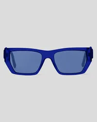 Karl Lagerfeld Kl monogramm-sonnenbrille mit Logo, Mann, Blau Blau