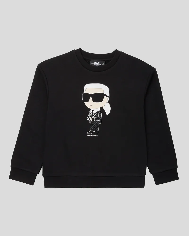Karl Lagerfeld Ikon Sweatshirt Für Jungen, unisex, Schwarz, Größe Schwarz