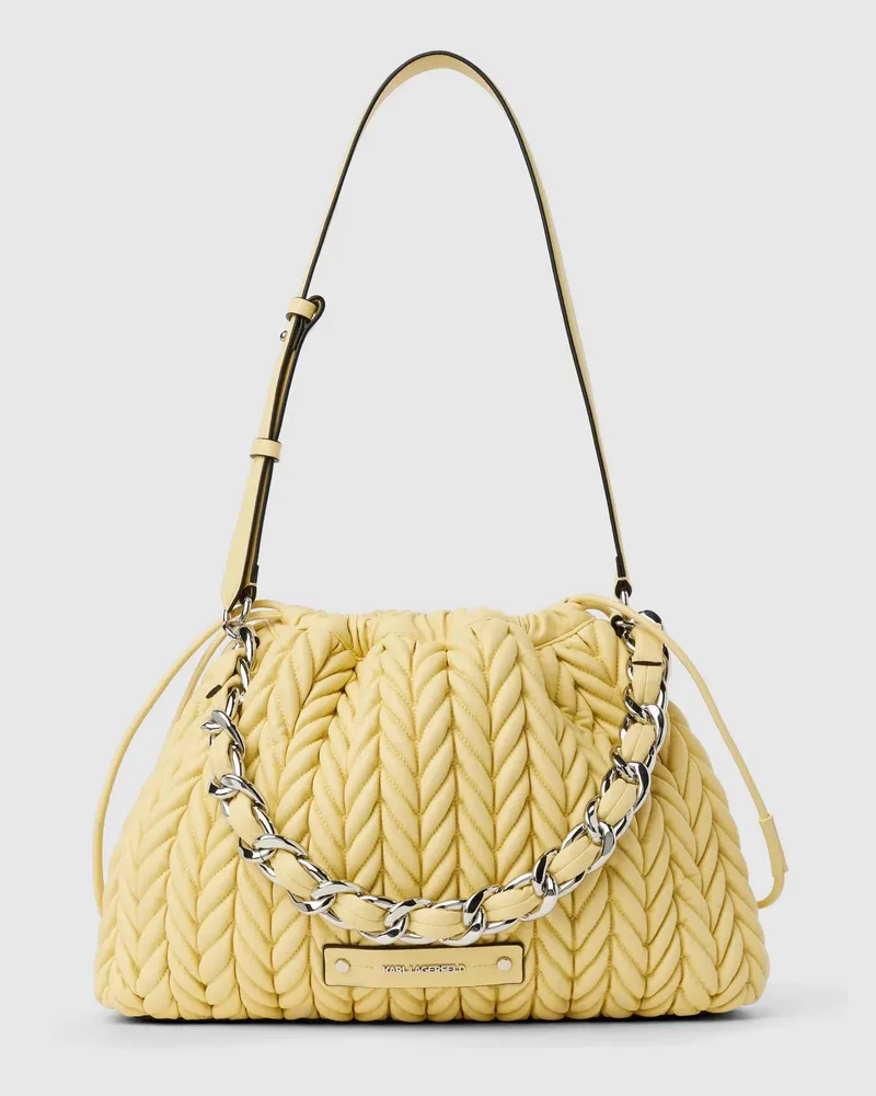 Karl Lagerfeld K/weave Ketten-schultertasche, Damen, Patch-logo, Größe Patch-logo