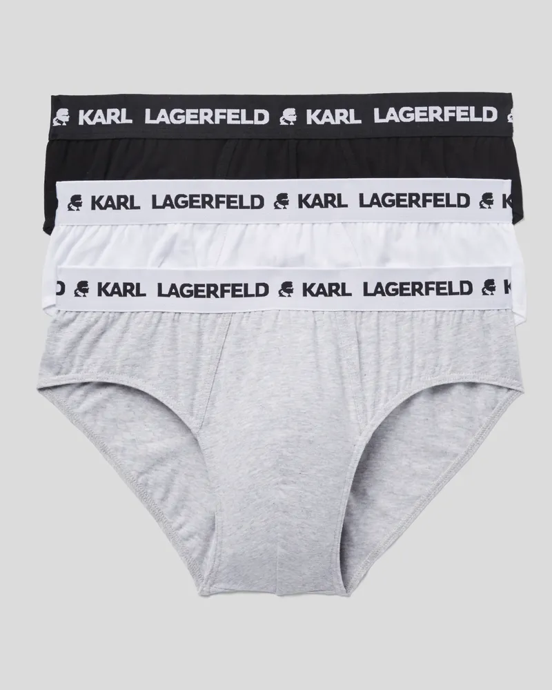 Karl Lagerfeld Slips mit Logo, 3er-set, Mann, Multi Multi