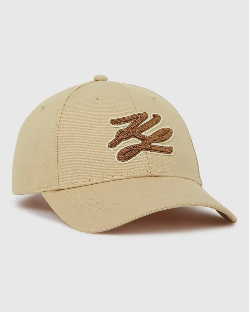 Karl Lagerfeld K/autograph Kappe, Damen, Sauberes Schwarz, Größe Sauberes