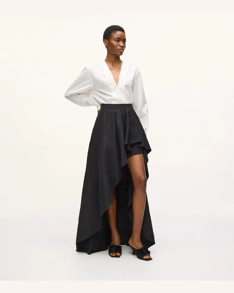 Karl Lagerfeld Kl Studio Rock Mit Raffung, Damen, Schwarz, Größe: 46 Schwarz