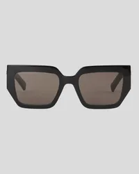 Karl Lagerfeld Sonnenbrille mit Karl-logo, Mann, Schwarz Schwarz