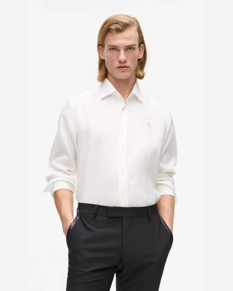 Karl Lagerfeld Kameo Hemd, Herren, Weiss, Größe Weiss