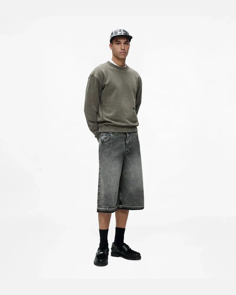 Karl Lagerfeld Jeansshorts, Male, Visual Washed Schwarz, Size Grey