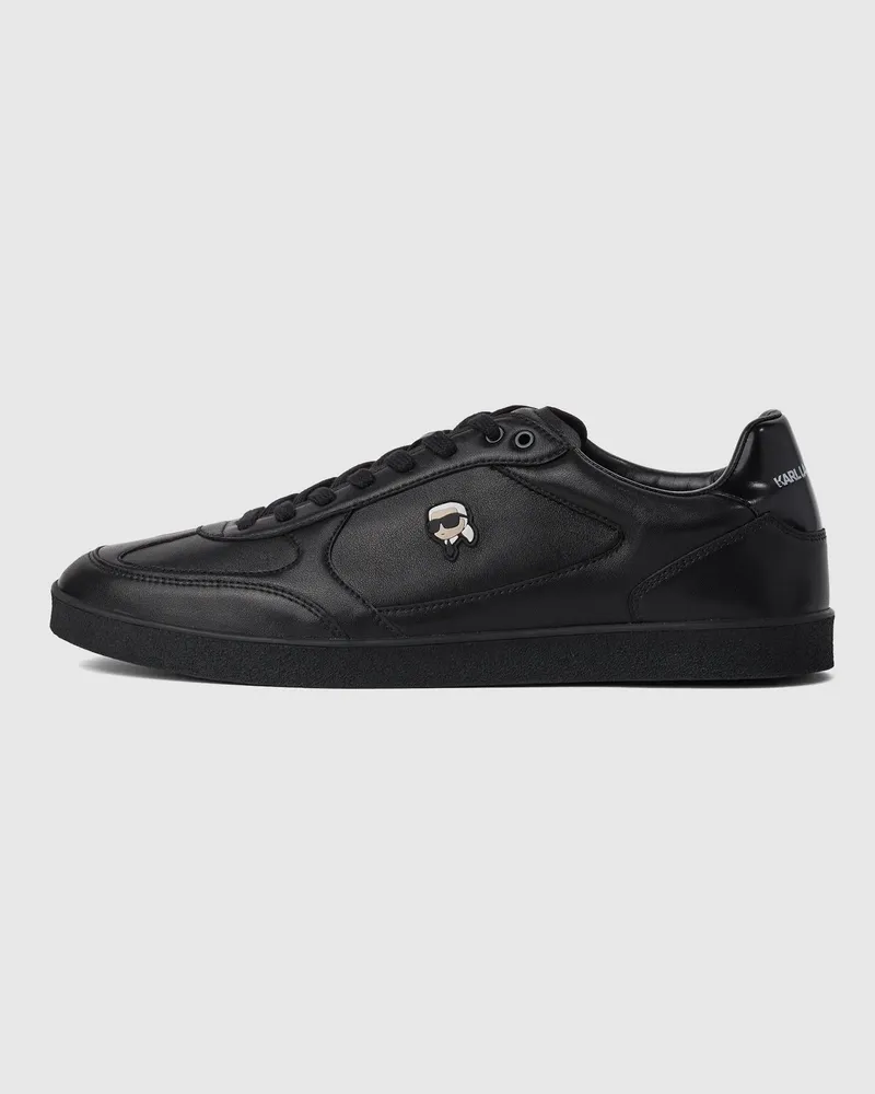 Karl Lagerfeld Ikon Nft Sneakers Mit Aufnäher, Herren, Schwarz, Größe Schwarz