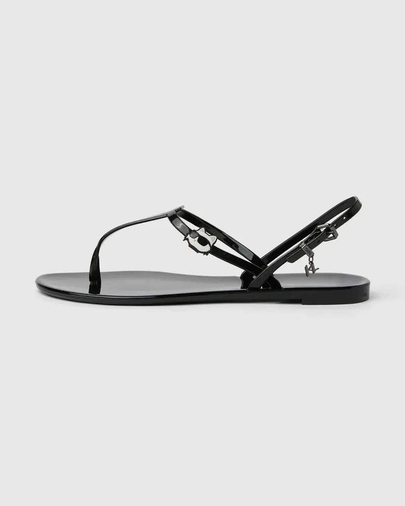 Karl Lagerfeld Karl Ikon Nft Jelly-sandalen, Damen, Schwarz, Größe Schwarz