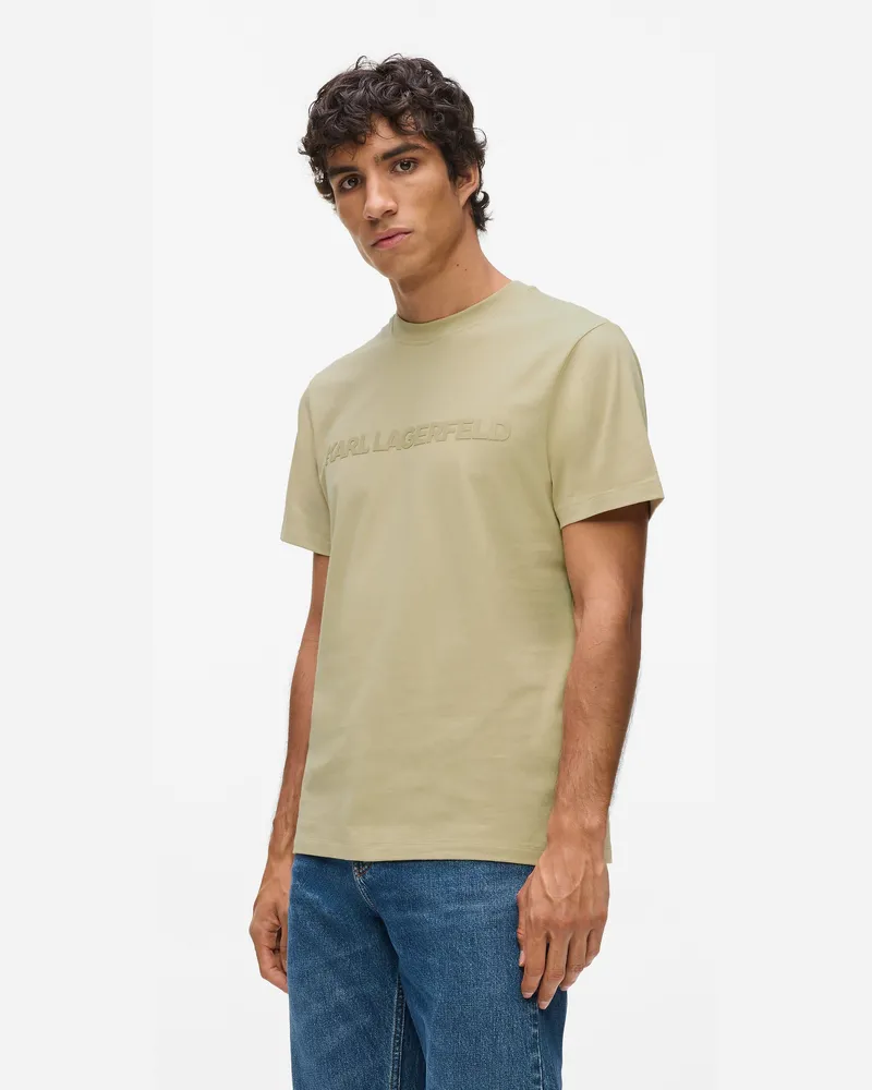 Karl Lagerfeld T-shirt Mit Logo, Herren, Twill, Größe Twill