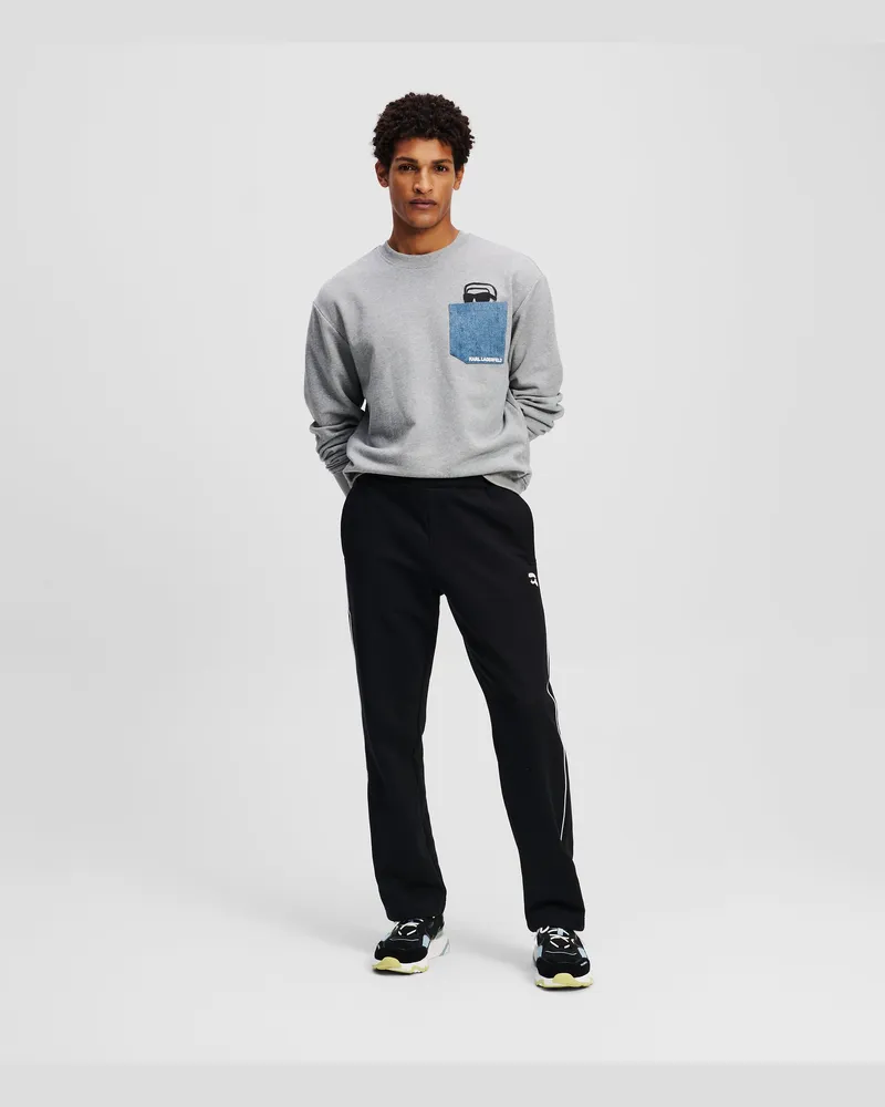 Karl Lagerfeld Ikon Sweatpants, Mann, Schwarz, Größe Schwarz