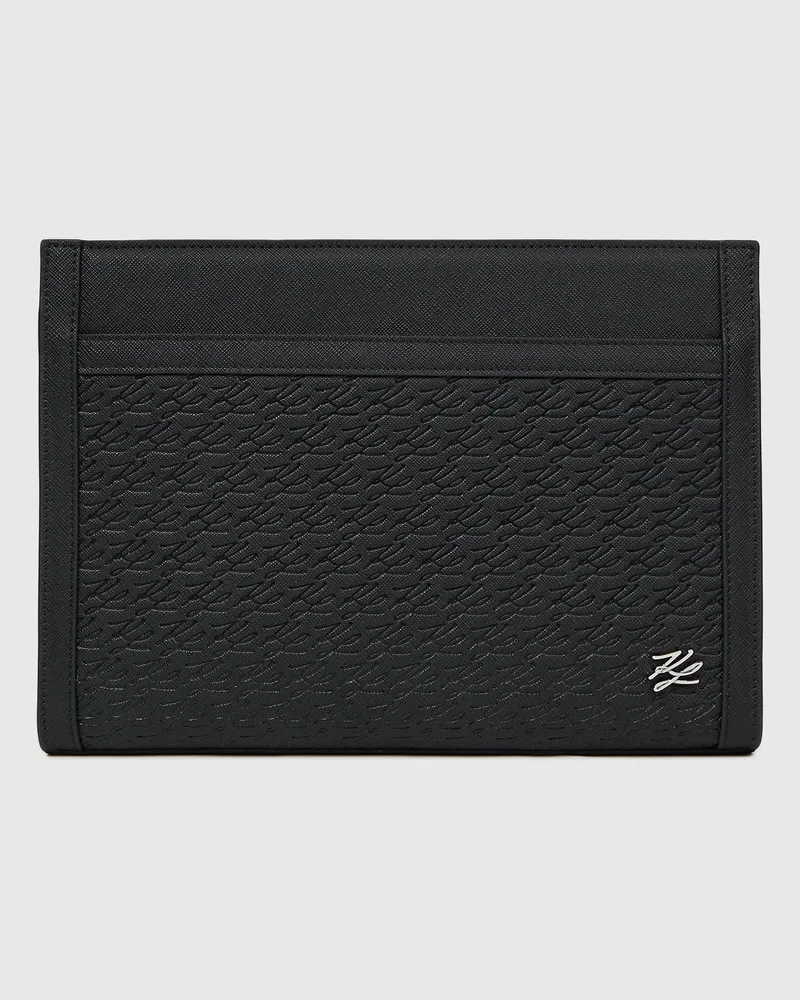 Karl Lagerfeld K/panel Beutel, Herren, Schwarz, Größe Schwarz