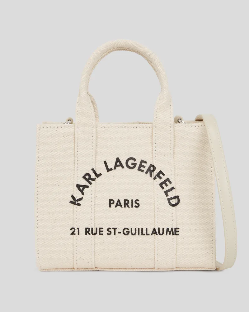 Karl Lagerfeld Rue St-guillaume Mini Tote-bag, Frau, Natur, Größe Natur