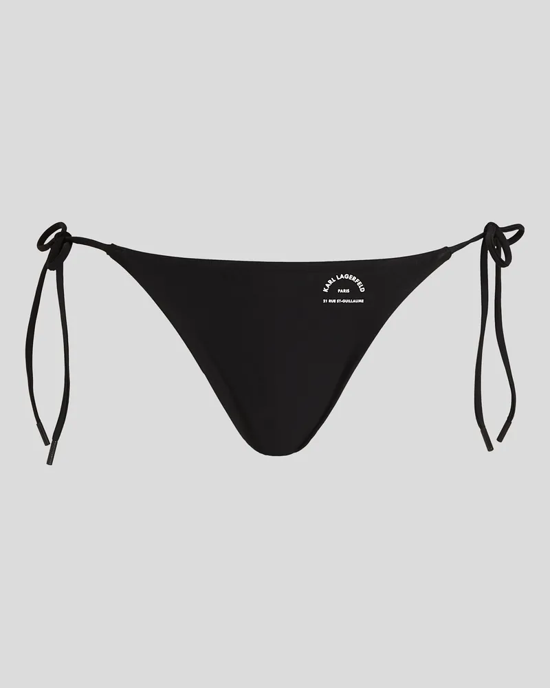 Karl Lagerfeld Rue st-guillaume Bikini-hose, Frau, Schwarz, Größe Schwarz