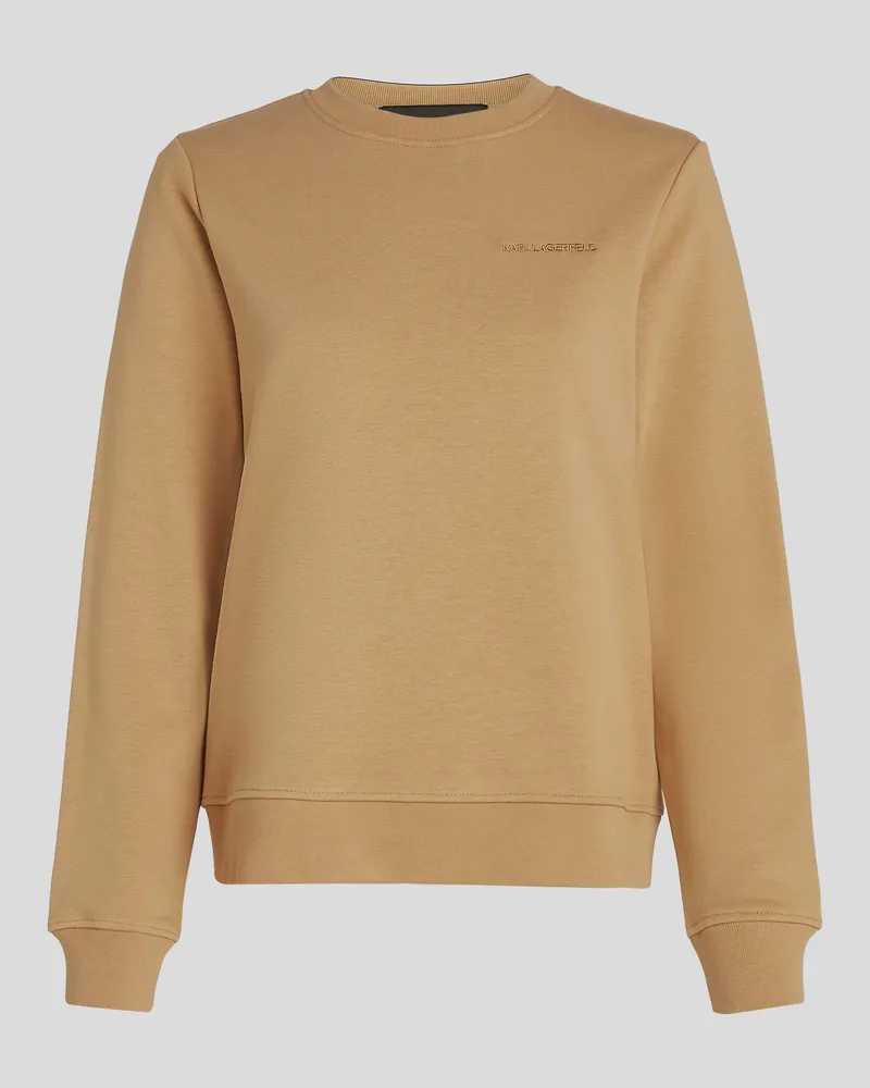 Karl Lagerfeld Logo-sweatshirt, Frau, Nougat, Größe Nougat