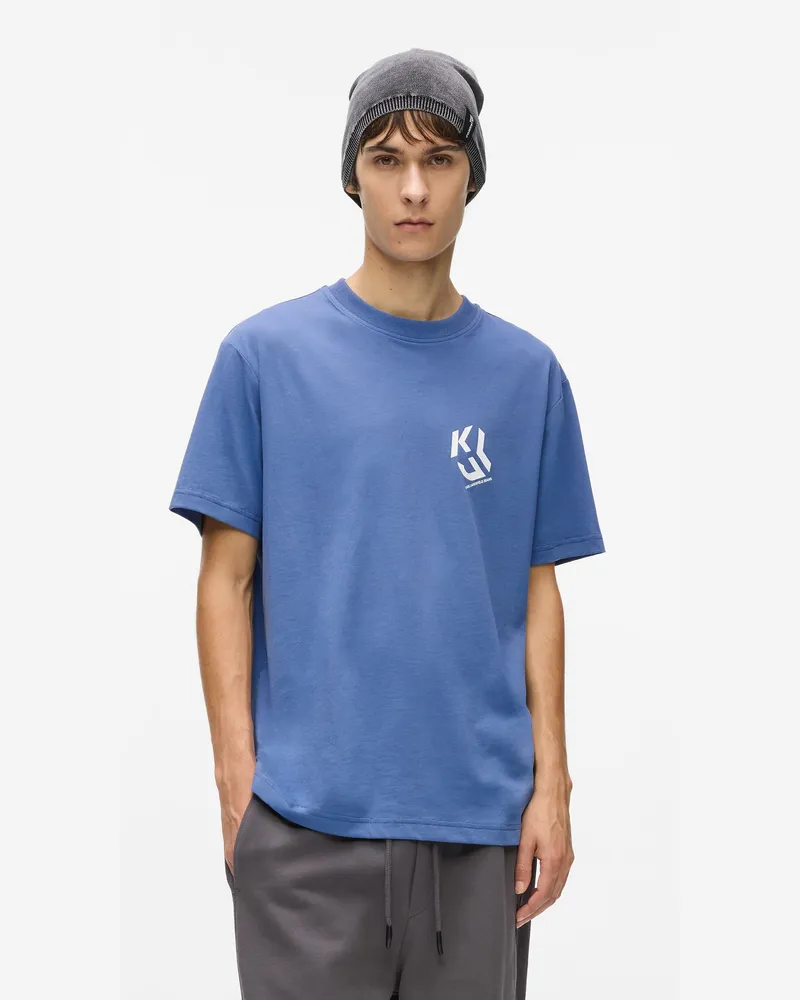 Karl Lagerfeld Herren, Gewaschene Bundesblau, Größe Gewaschene