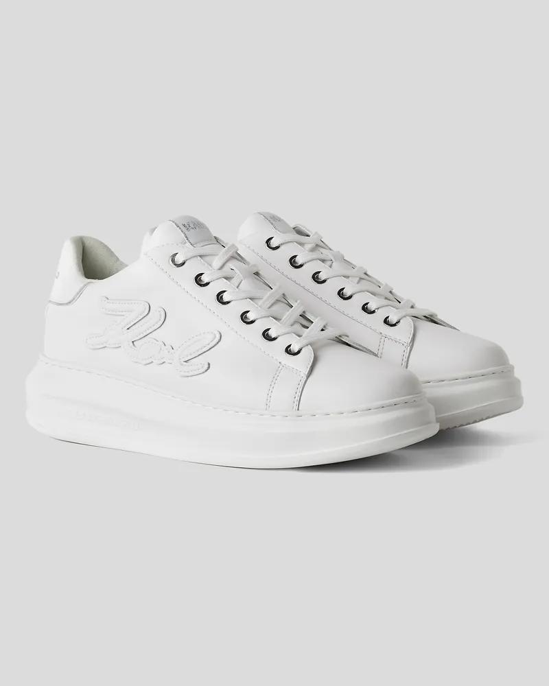 Karl Lagerfeld Kapri signia Niedrige Sneaker, Frau, Weiss, Größe Weiss