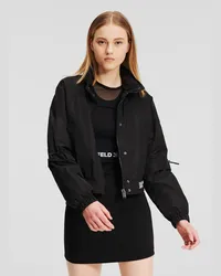 Karl Lagerfeld Klj leichte Jacke, Frau, Schwarz Schwarz