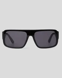 Karl Lagerfeld Kl monogramm-sonnenbrille mit Logo, Mann, Mattschwarz Mattschwarz