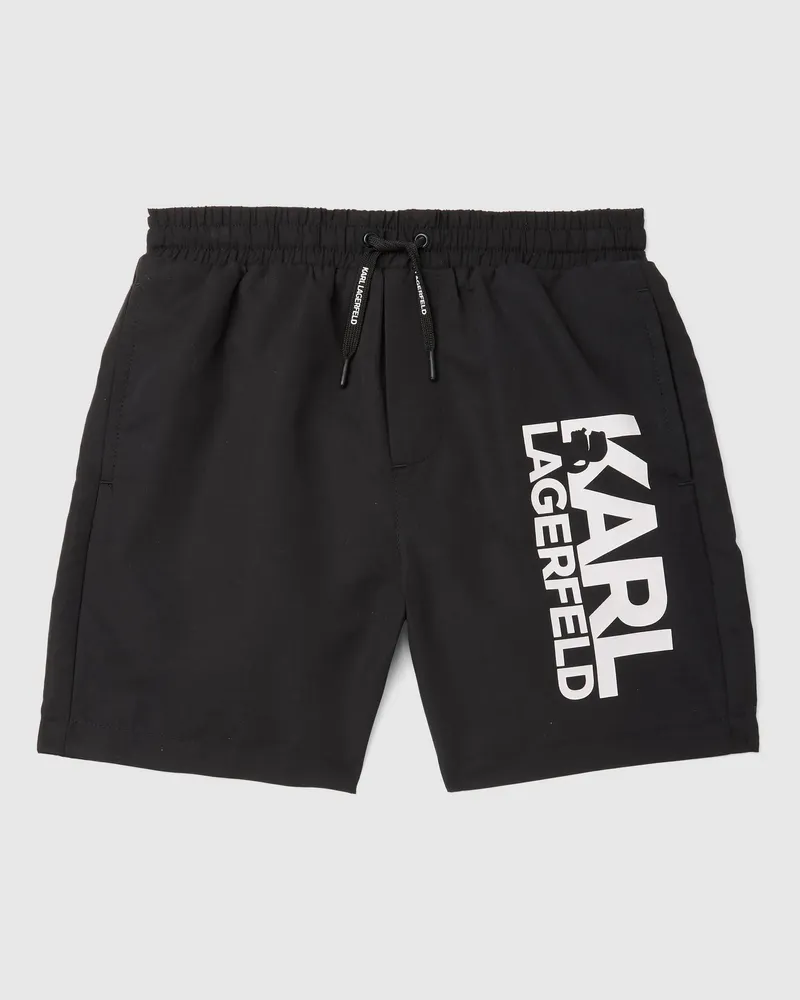 Karl Lagerfeld Boardshorts Für Jungen, Schwarz, Größe Schwarz