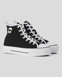 Karl Lagerfeld K/ikonik Kampus max Nft-high-top-sneaker, Frau, Schwarz Schwarz