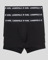 Karl Lagerfeld Boxershorts mit Karl-logo – 3er-set, Mann, Schwarz Schwarz