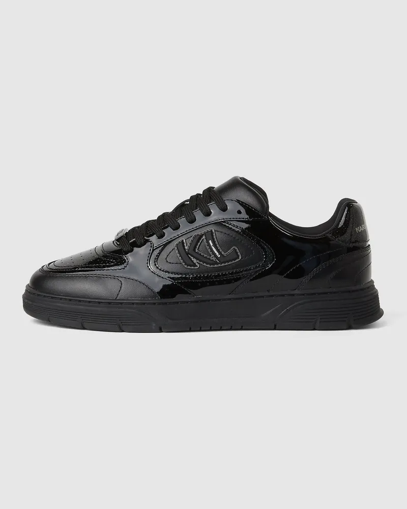 Karl Lagerfeld Kourtney Sneakers Mit Monogramm, Damen, Schwarz, Größe Schwarz