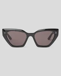 Karl Lagerfeld Sonnenbrille mit Karl-logo, Frau, Schwarz Schwarz