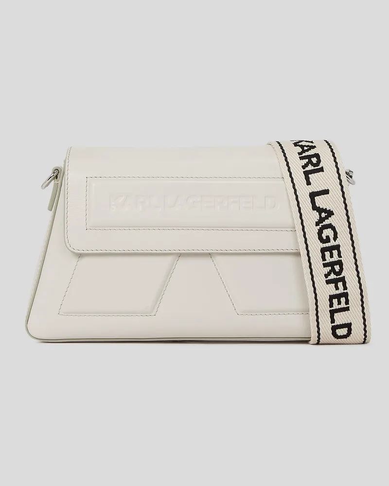 Karl Lagerfeld Ikon K Umhängetasche, Damen, Zement, Größe Zement