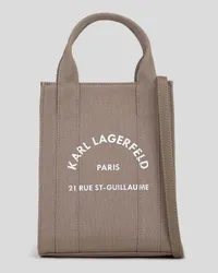 Karl Lagerfeld Rue st-guillaume Kleine Quadratische Tote-bag, Frau, Aschgrau Aschgrau