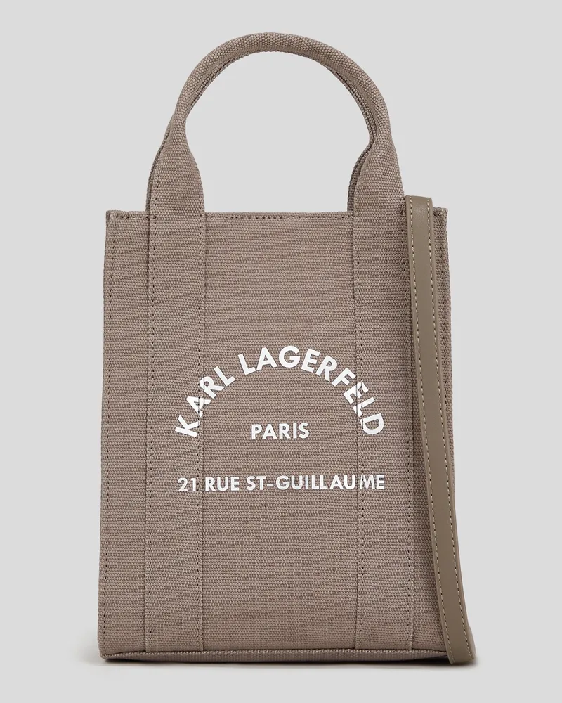 Karl Lagerfeld Rue st-guillaume Kleine Quadratische Tote-bag, Frau, Aschgrau Aschgrau