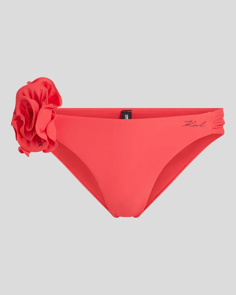Karl Lagerfeld Bikini-höschen Mit Blume, Frau, Hibiskus, Größe Hibiskus