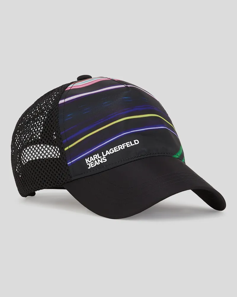 Karl Lagerfeld Love Unlocked Trucker-kappe, Mann, Schwarz, Größe Schwarz