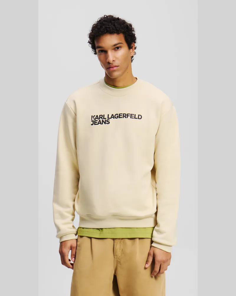 Karl Lagerfeld Sweatshirt Mit Logo, Mann, Holz Esche, Größe Holz