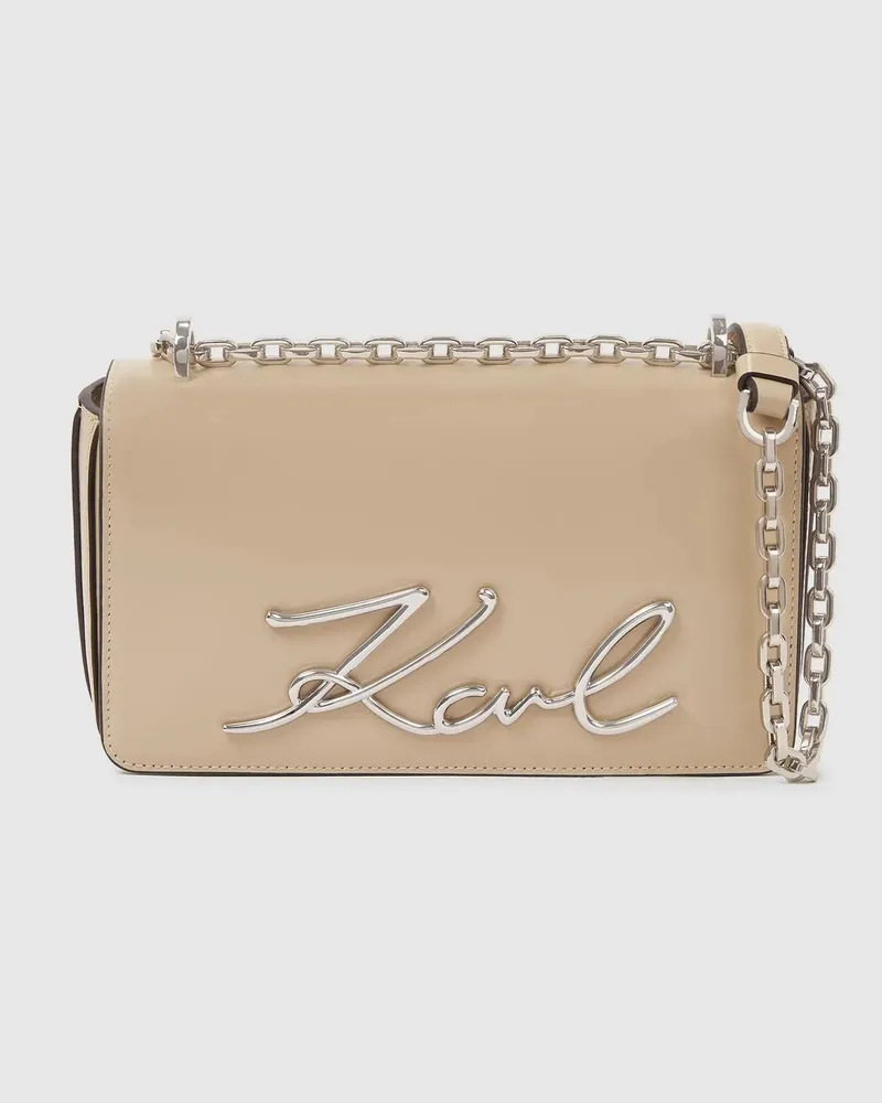 Karl Lagerfeld K/signature Kleine Umhängetasche, Damen, Sauberes Schwarz, Größe Sauberes