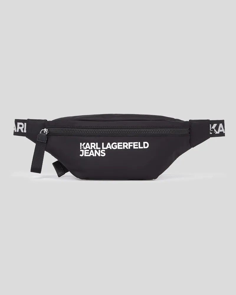 Karl Lagerfeld Gürteltasche Aus Nylon, Mann, Schwarz, Größe Schwarz