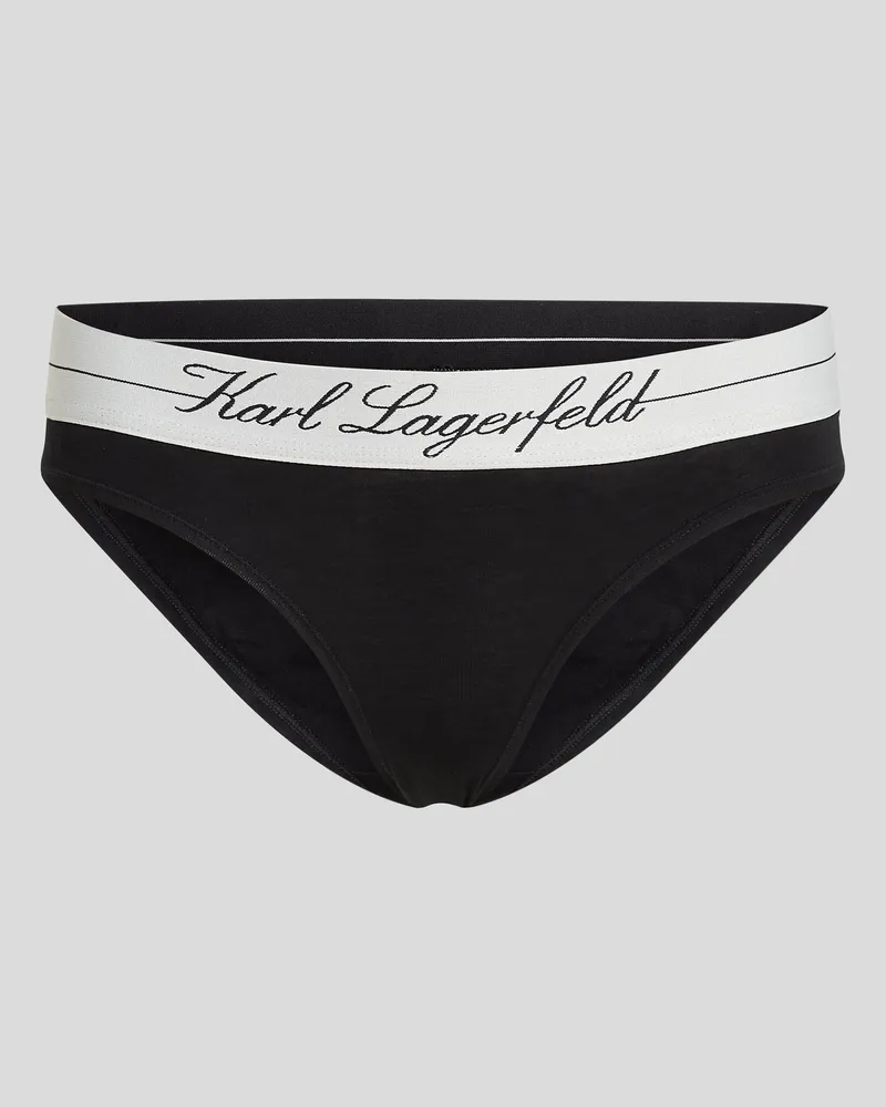Karl Lagerfeld Hotel Karl Slip, Female, Schwarz, Size Black