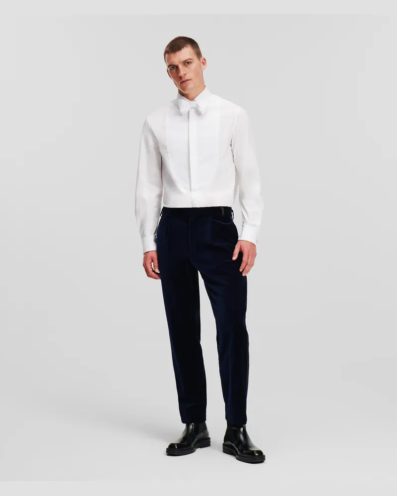 Karl Lagerfeld Samthose, Ausgewählt Von Hun kim, Mann, Schwarz Iris, Größe Schwarz