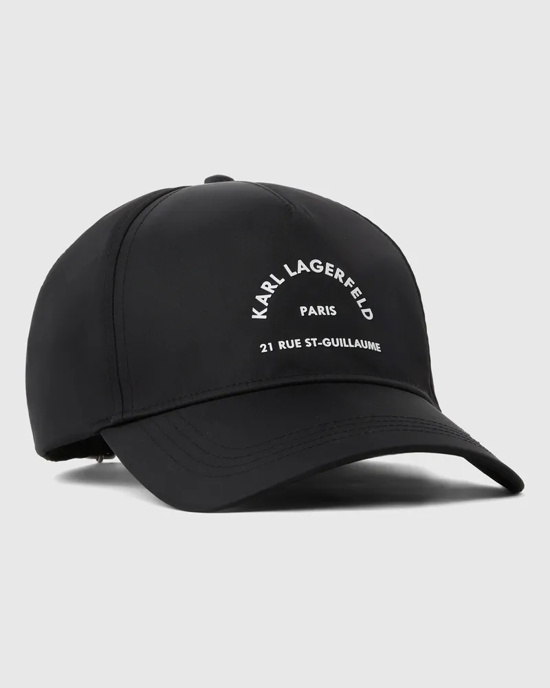 Karl Lagerfeld Rue St-guillaume Nylon-cap, Male, Schwarz, Size Black