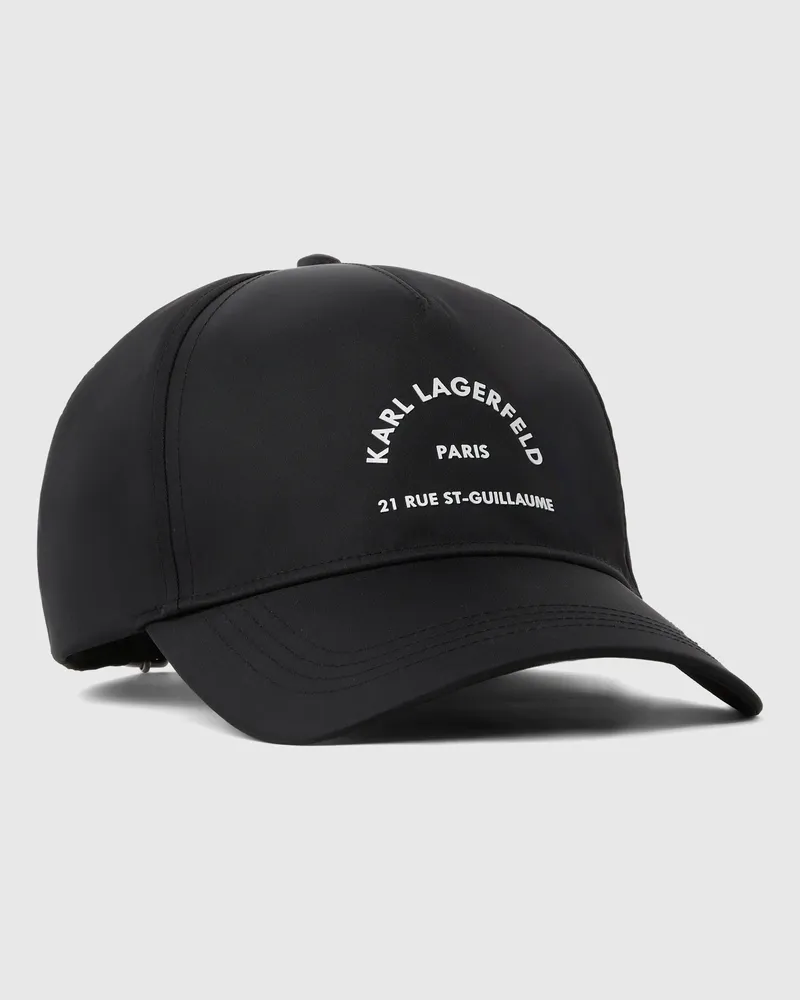 Karl Lagerfeld Rue St-guillaume Nylon-cap, Male, Schwarz, Size Black