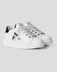 Karl Lagerfeld Karl ikonik nft Kapri Sneaker, Frau, Weiss Weiss