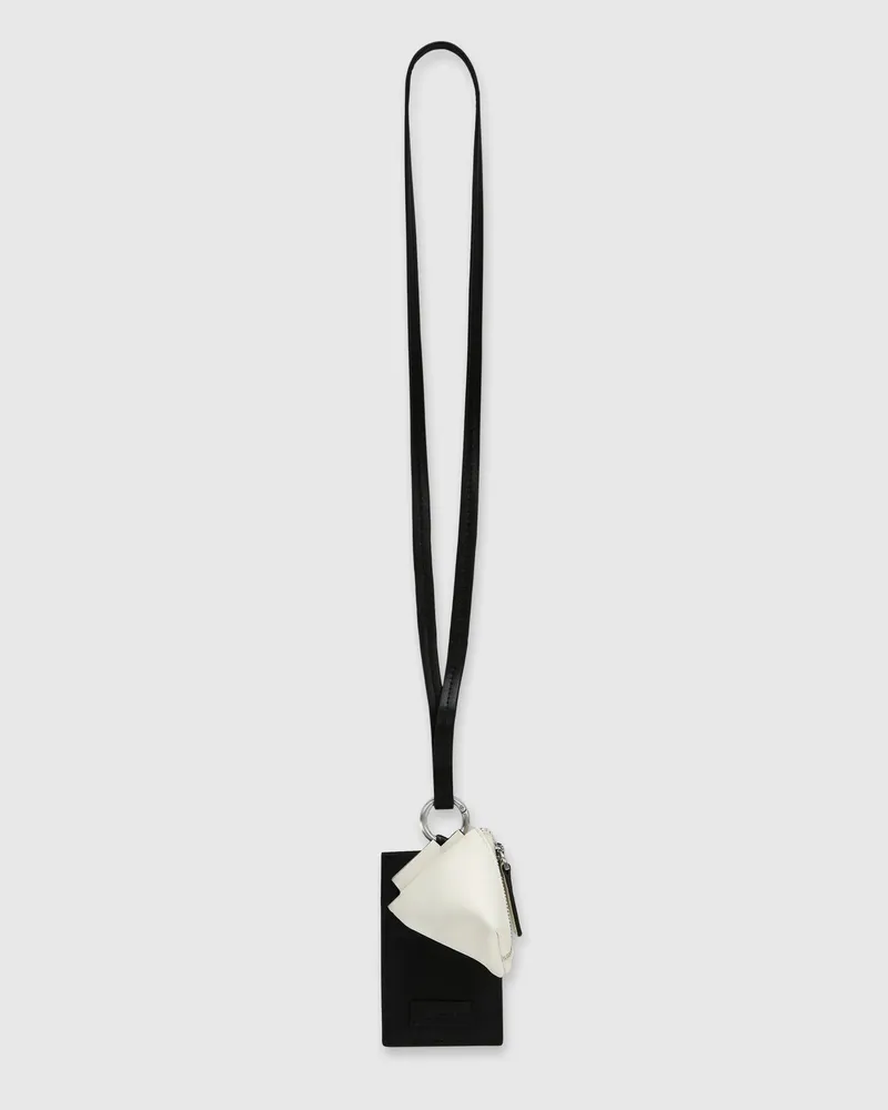 Karl Lagerfeld Origami-kartenetui Und Münzbeutel, Female, Black-aquamarine-egret, Size Black