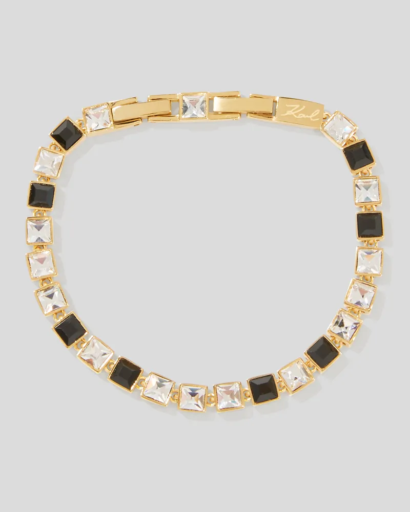 Karl Lagerfeld Kristall-armband, Frau, Gold, Größe Gold