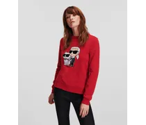 Karl ikonik Karl-&-choupette-sweatshirt, Frau, Chili-pfeffer
